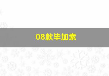 08款毕加索