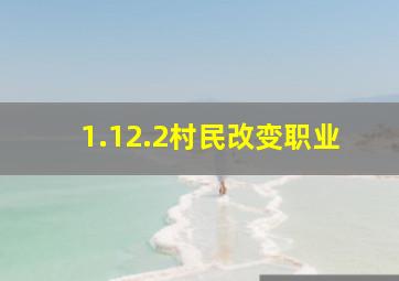 1.12.2村民改变职业