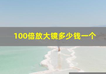 100倍放大镜多少钱一个