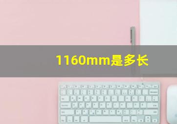 1160mm是多长