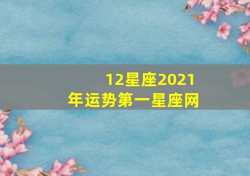 12星座2021年运势第一星座网