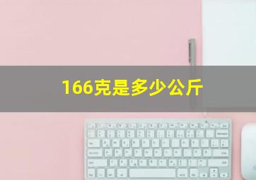 166克是多少公斤