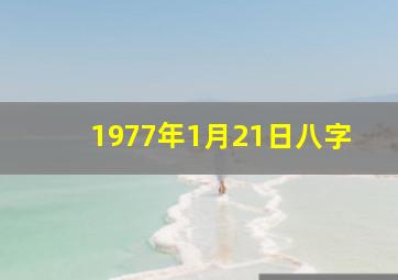 1977年1月21日八字