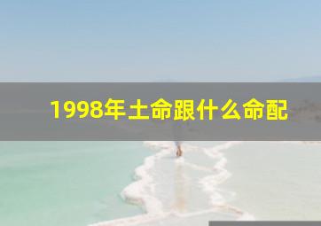 1998年土命跟什么命配