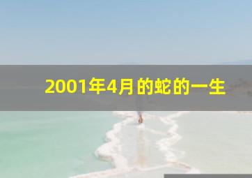 2001年4月的蛇的一生