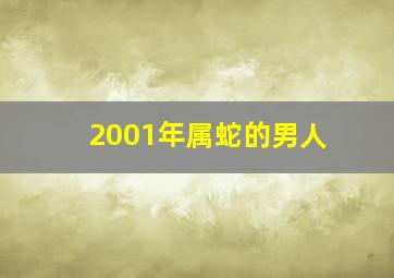 2001年属蛇的男人