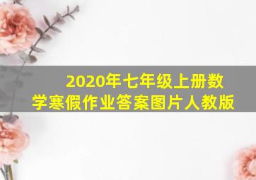 2020年七年级上册数学寒假作业答案图片人教版