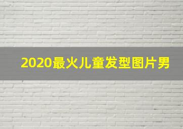 2020最火儿童发型图片男