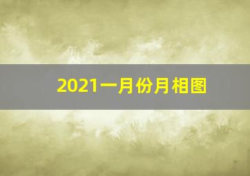 2021一月份月相图