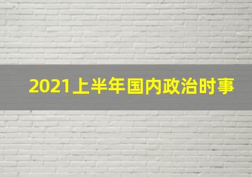 2021上半年国内政治时事