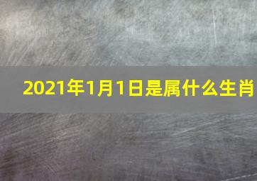 2021年1月1日是属什么生肖