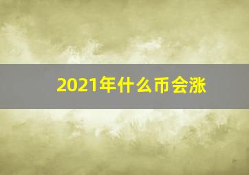 2021年什么币会涨