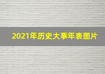 2021年历史大事年表图片