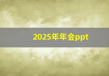 2025年年会ppt