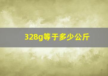 328g等于多少公斤