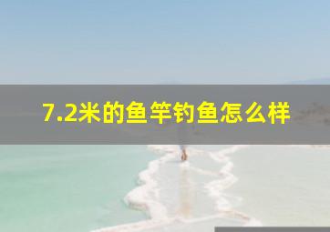 7.2米的鱼竿钓鱼怎么样