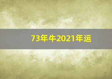 73年牛2021年运