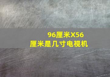 96厘米X56厘米是几寸电视机