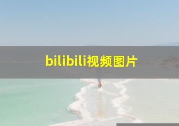 bilibili视频图片