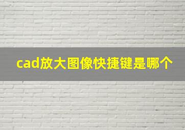 cad放大图像快捷键是哪个