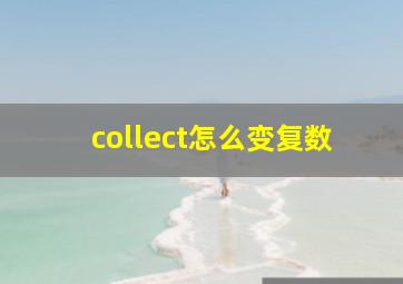 collect怎么变复数