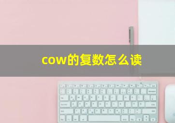 cow的复数怎么读