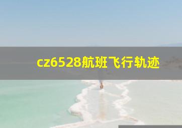 cz6528航班飞行轨迹