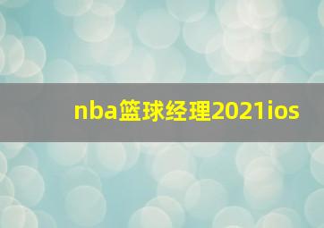 nba篮球经理2021ios