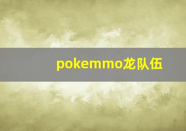 pokemmo龙队伍