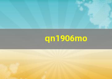 qn1906mo