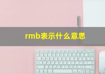 rmb表示什么意思