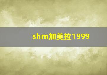 shm加美拉1999