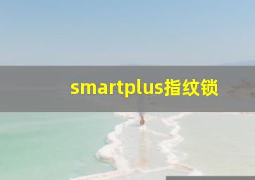 smartplus指纹锁