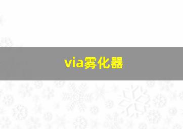 via雾化器