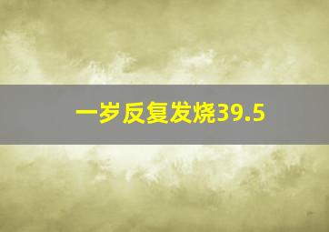 一岁反复发烧39.5