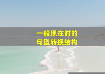 一般现在时的句型转换结构