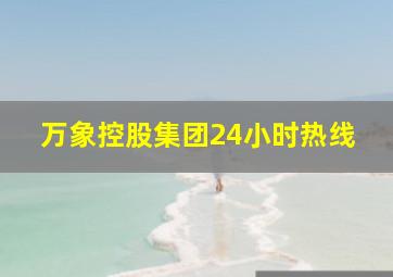 万象控股集团24小时热线