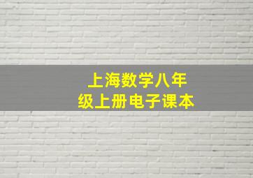 上海数学八年级上册电子课本