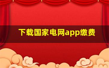 下载国家电网app缴费