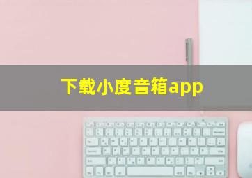 下载小度音箱app