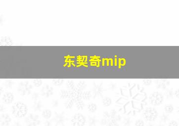 东契奇mip