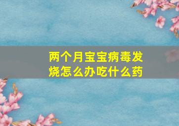 两个月宝宝病毒发烧怎么办吃什么药