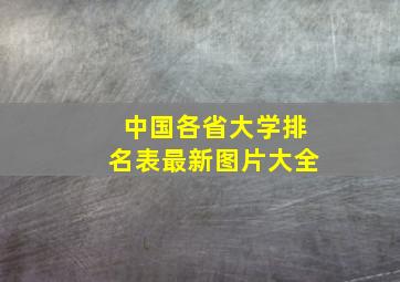 中国各省大学排名表最新图片大全