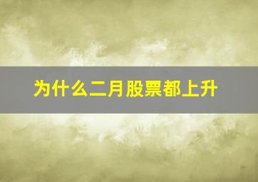 为什么二月股票都上升