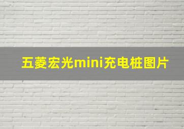 五菱宏光mini充电桩图片