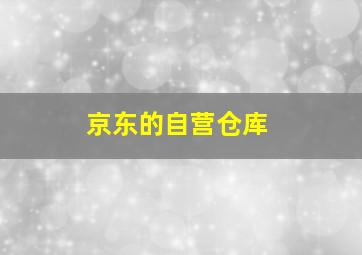 京东的自营仓库