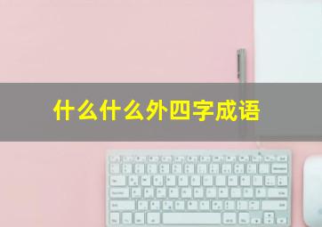 什么什么外四字成语