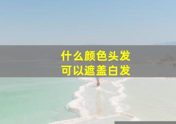 什么颜色头发可以遮盖白发