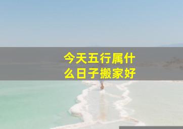 今天五行属什么日子搬家好