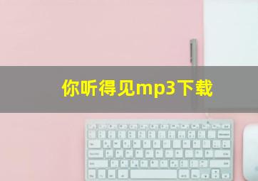 你听得见mp3下载